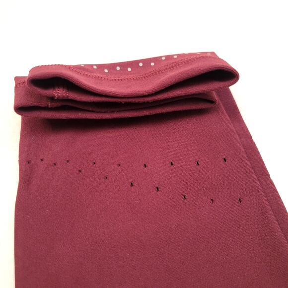 Lululemon 4 Zoned In Tight 27" Cassis Maroon Burgundy Red Reflective Compression - Picture 3 of 12